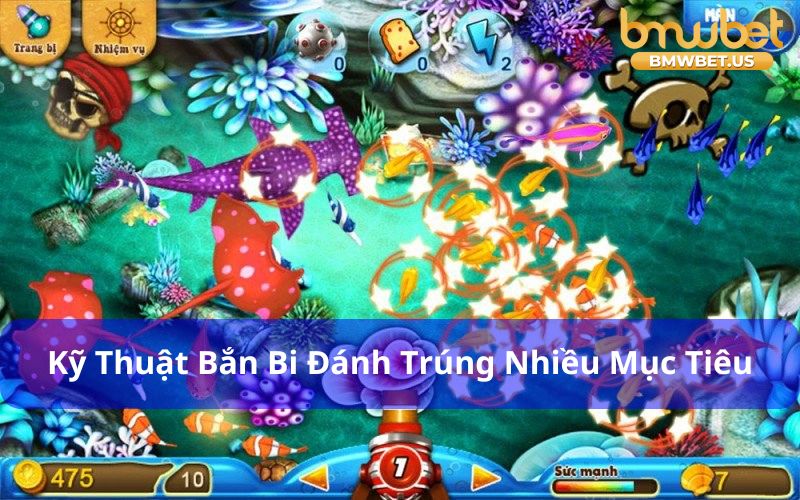 kỹ thuật bắn cá bằng bi là chiến thuật bắn cá hiệu quả