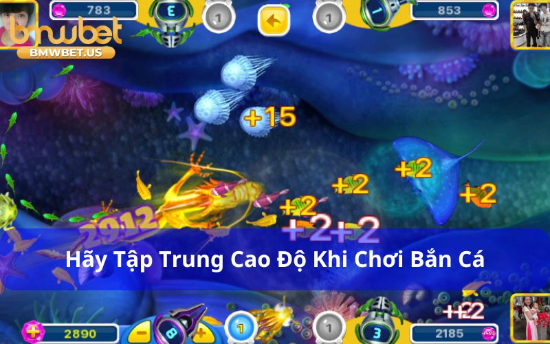 Hãy tập trung cao độ là chiến thuật bắn cá hiệu quả